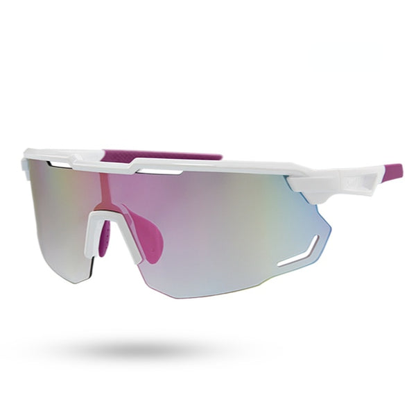 Womens pink sunglasses for sports. Athletic sunglasses for women-womens biking shades. Pink running sunglasses for women