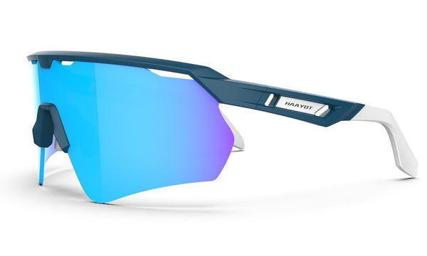 Blue sport sunglasses for baseball